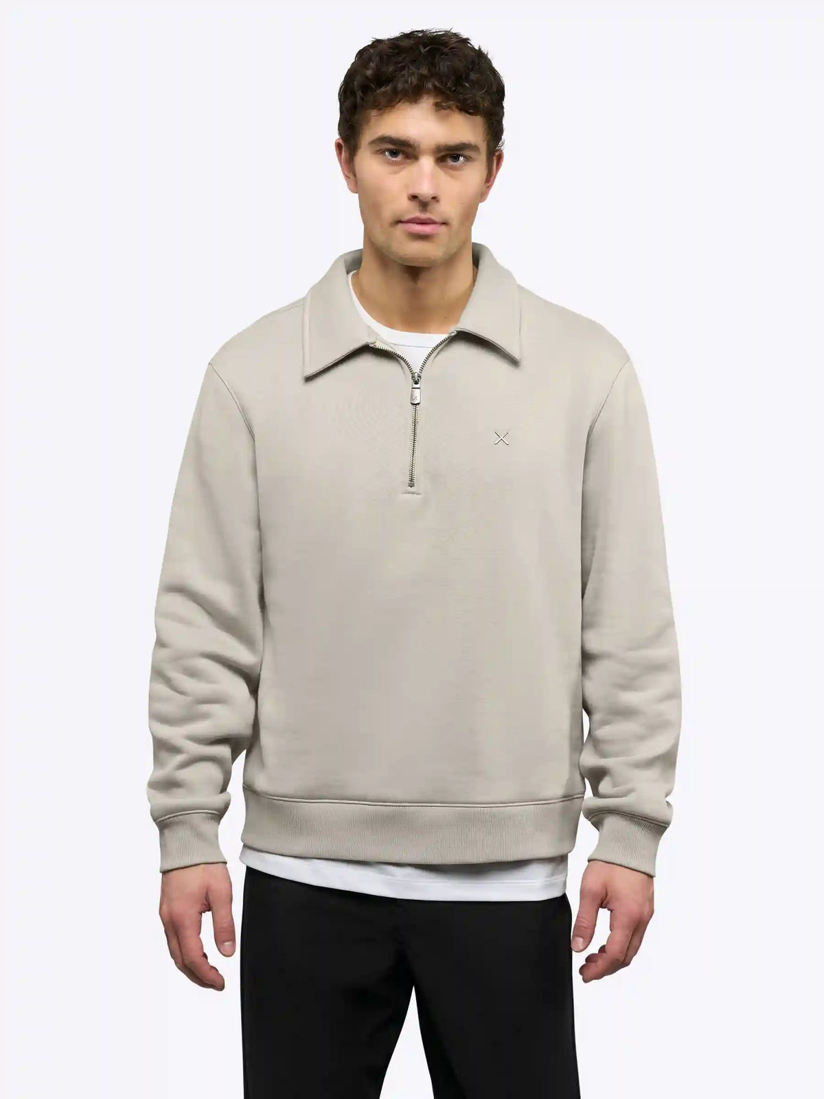 Divine Fleece Q-Zip | Obsidian Classic-fit
