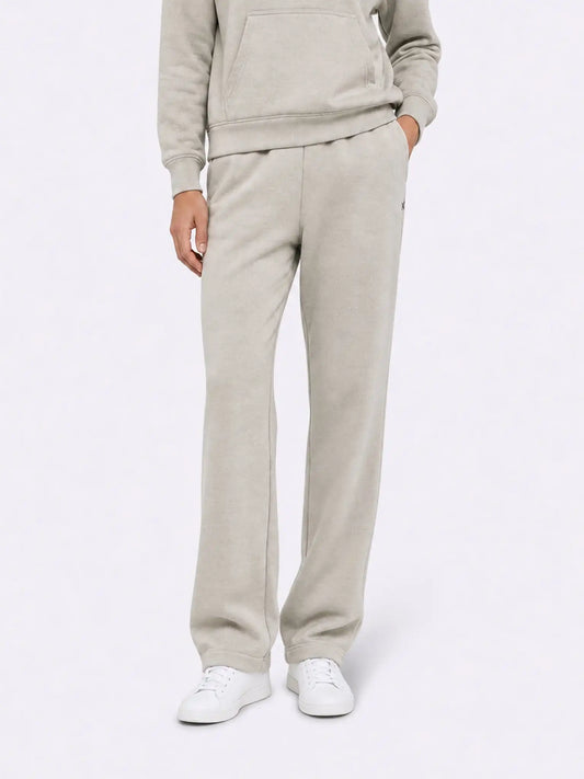 Divine Fleece Oversized Straight-Leg Sweatpant | Parchment