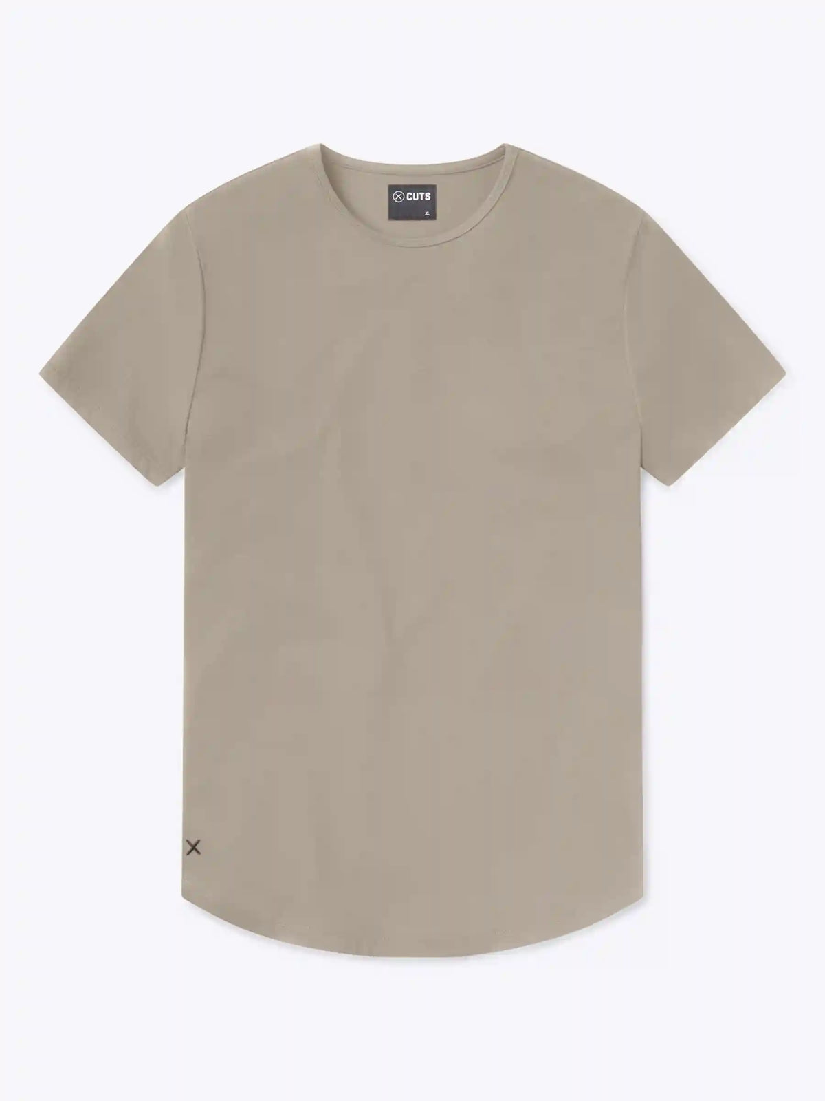 AO Curve-Hem Tee | White Signature-fit PYCA Pro®