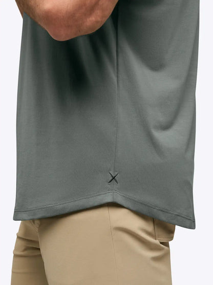AO Curve-Hem Tee | White Signature-fit PYCA Pro®