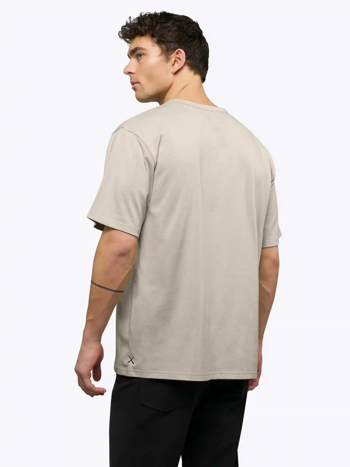 Overtime Oversized Tee | White Relaxed-Fit