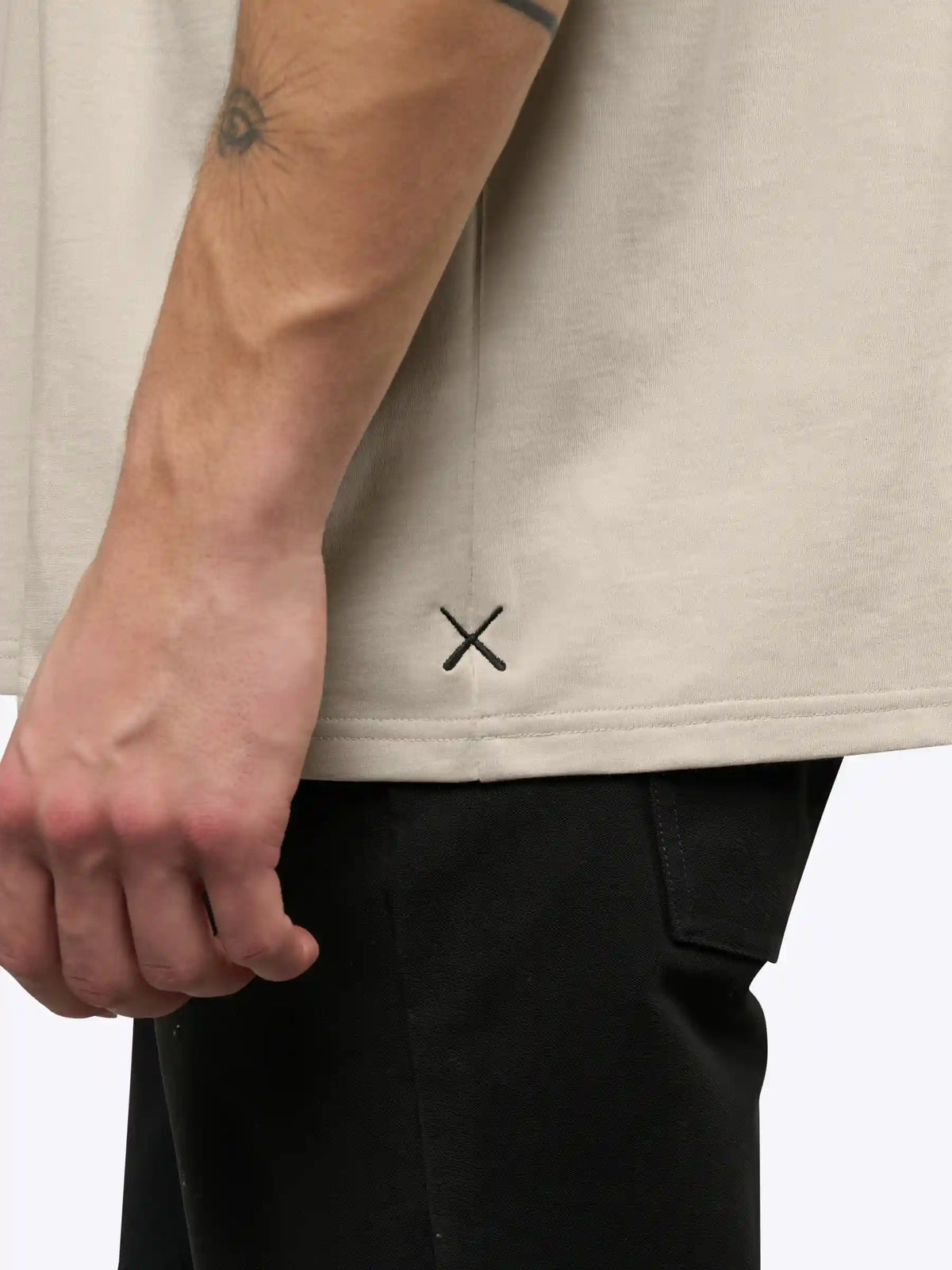 Overtime Oversized Tee | White Relaxed-Fit