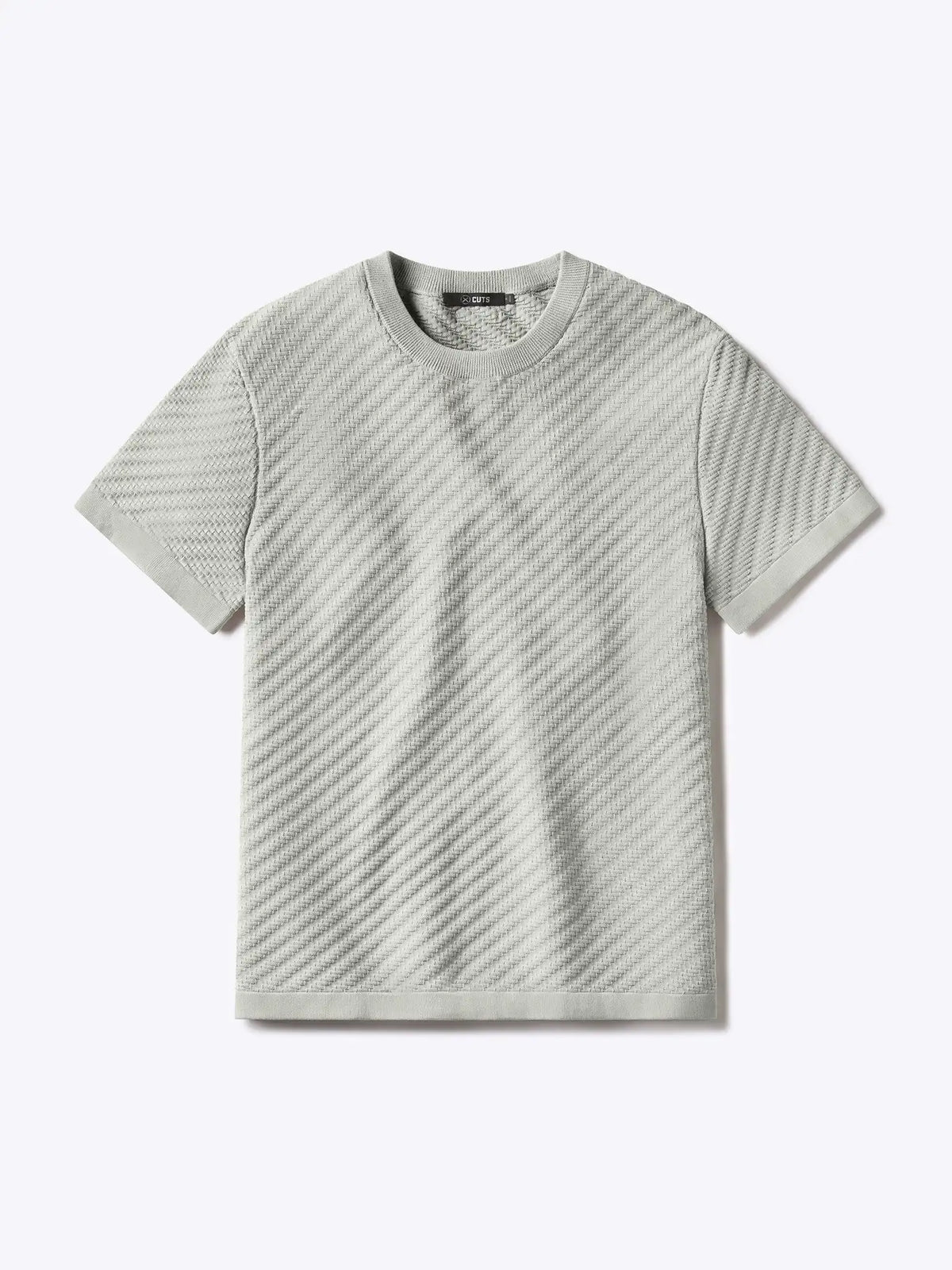 Riviera Knit Textured Tee | Sand Dune Signature-Fit