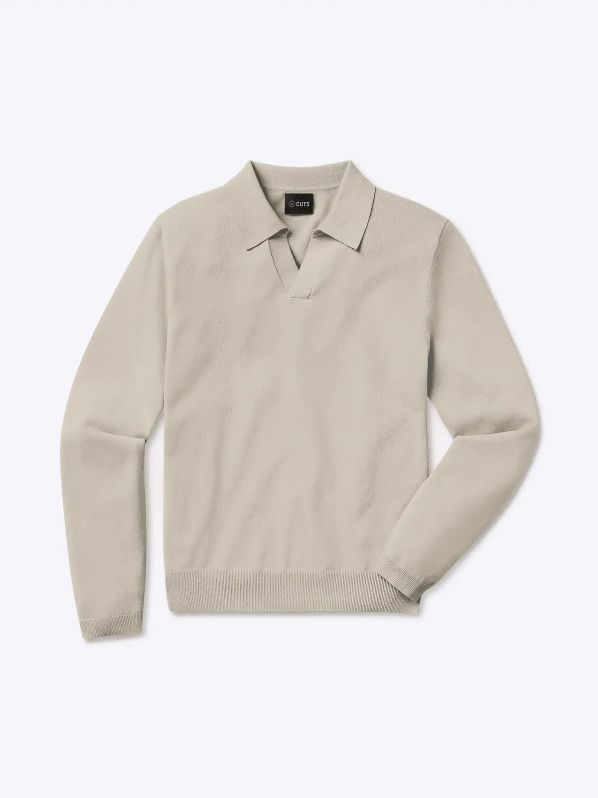 Riviera Knit Long Sleeve Polo | Merlot Signature-Fit