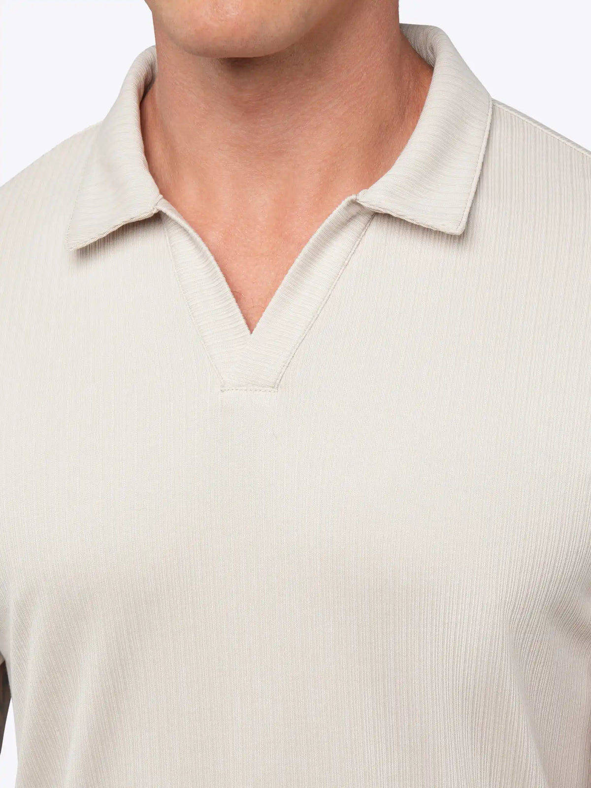 SoHo Ribbed Polo | Pacific Blue Signature-Fit