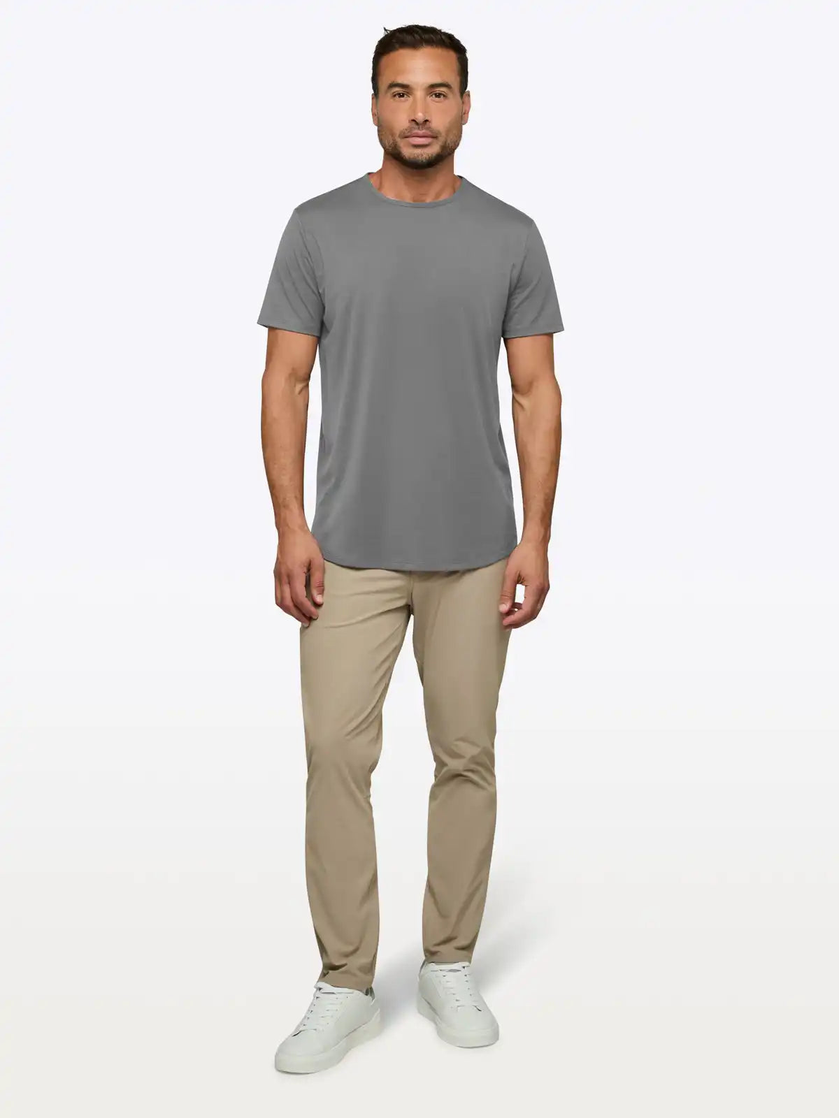 AO Curve-Hem Tee | White Signature-fit PYCA Pro®