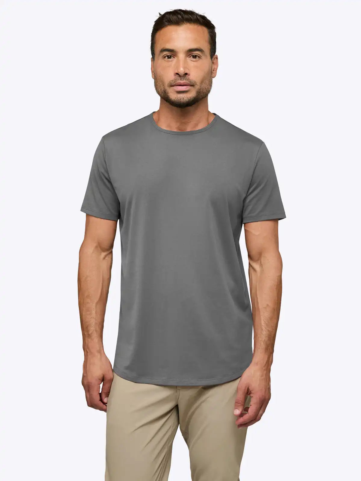 AO Curve-Hem Tee | White Signature-fit PYCA Pro®