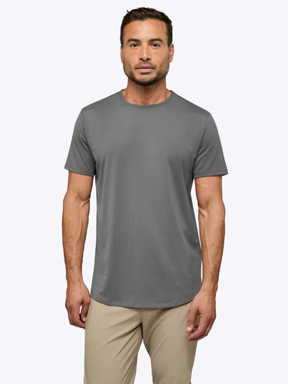 AO Curve-Hem Tee | White Signature-fit PYCA Pro®