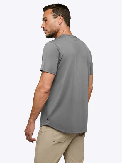 AO Curve-Hem Tee | White Signature-fit PYCA Pro®