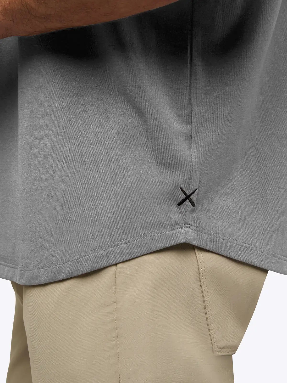 AO Curve-Hem Tee | White Signature-fit PYCA Pro®