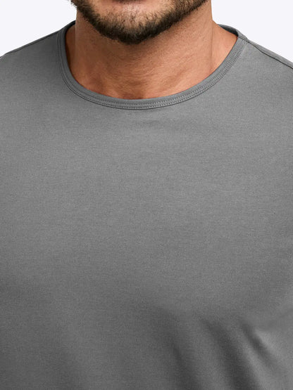 AO Curve-Hem Tee | White Signature-fit PYCA Pro®