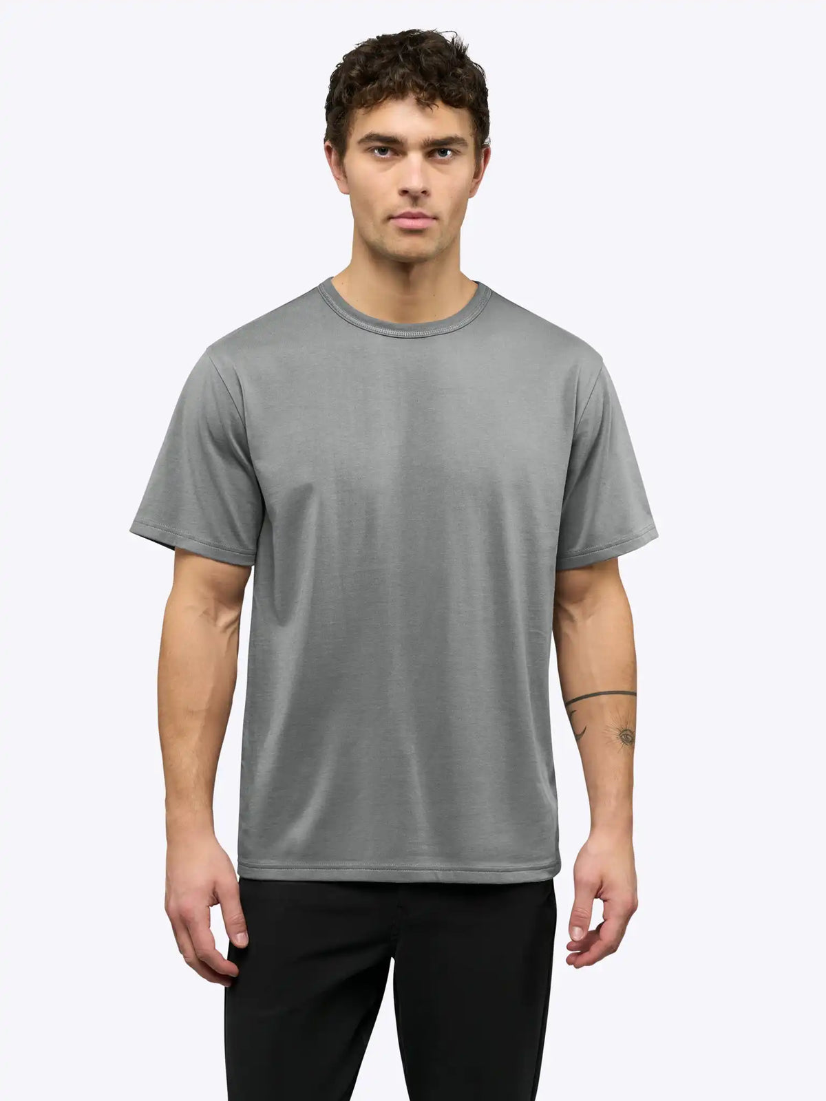 Overtime Oversized Tee | White Relaxed-Fit