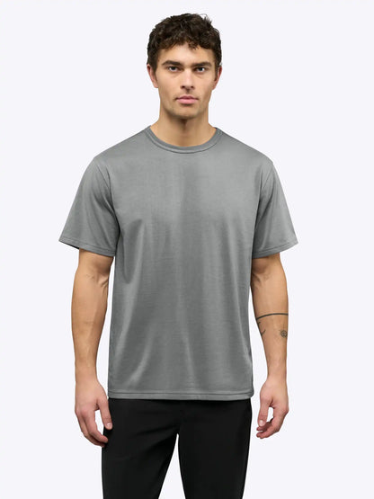 Overtime Oversized Tee | White Relaxed-Fit