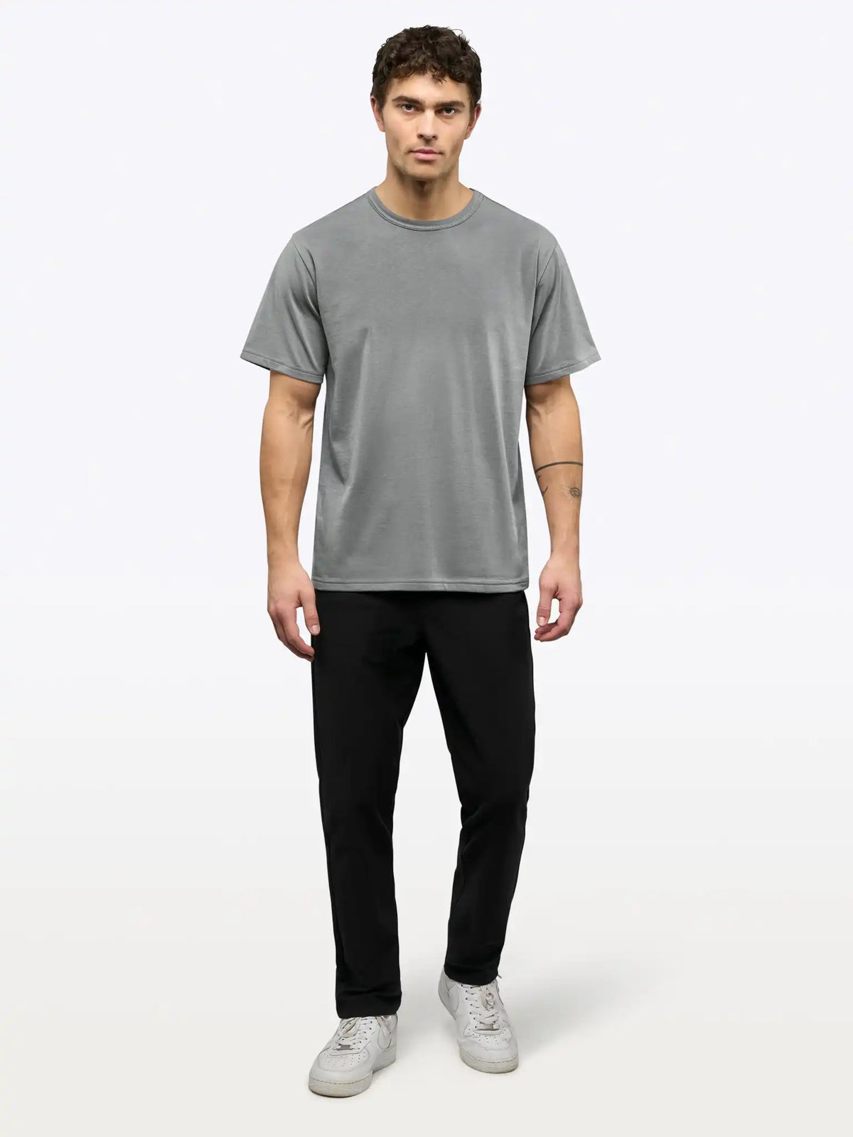 Overtime Oversized Tee | White Relaxed-Fit