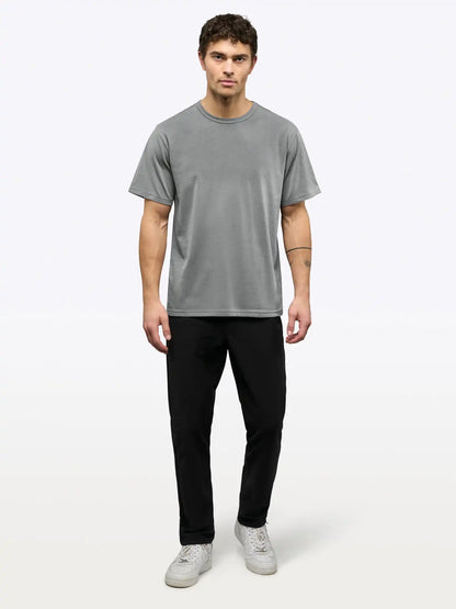 Overtime Oversized Tee | White Relaxed-Fit