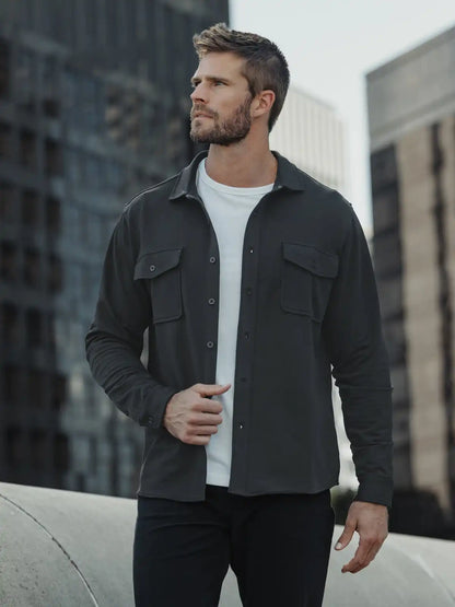 Hyperloop Overshirt | Black Signature-Fit