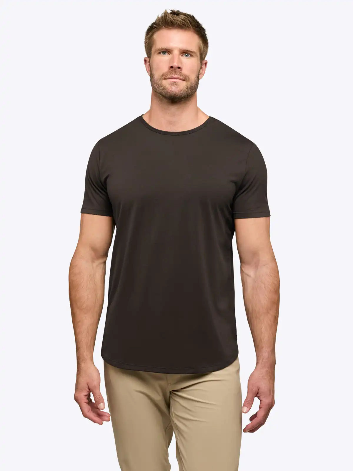 AO Curve-Hem Tee | White Signature-fit PYCA Pro®