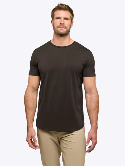 AO Curve-Hem Tee | White Signature-fit PYCA Pro®