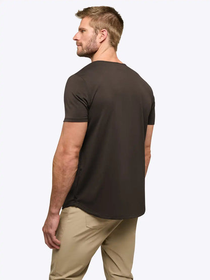 AO Curve-Hem Tee | White Signature-fit PYCA Pro®