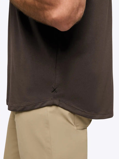 AO Curve-Hem Tee | White Signature-fit PYCA Pro®