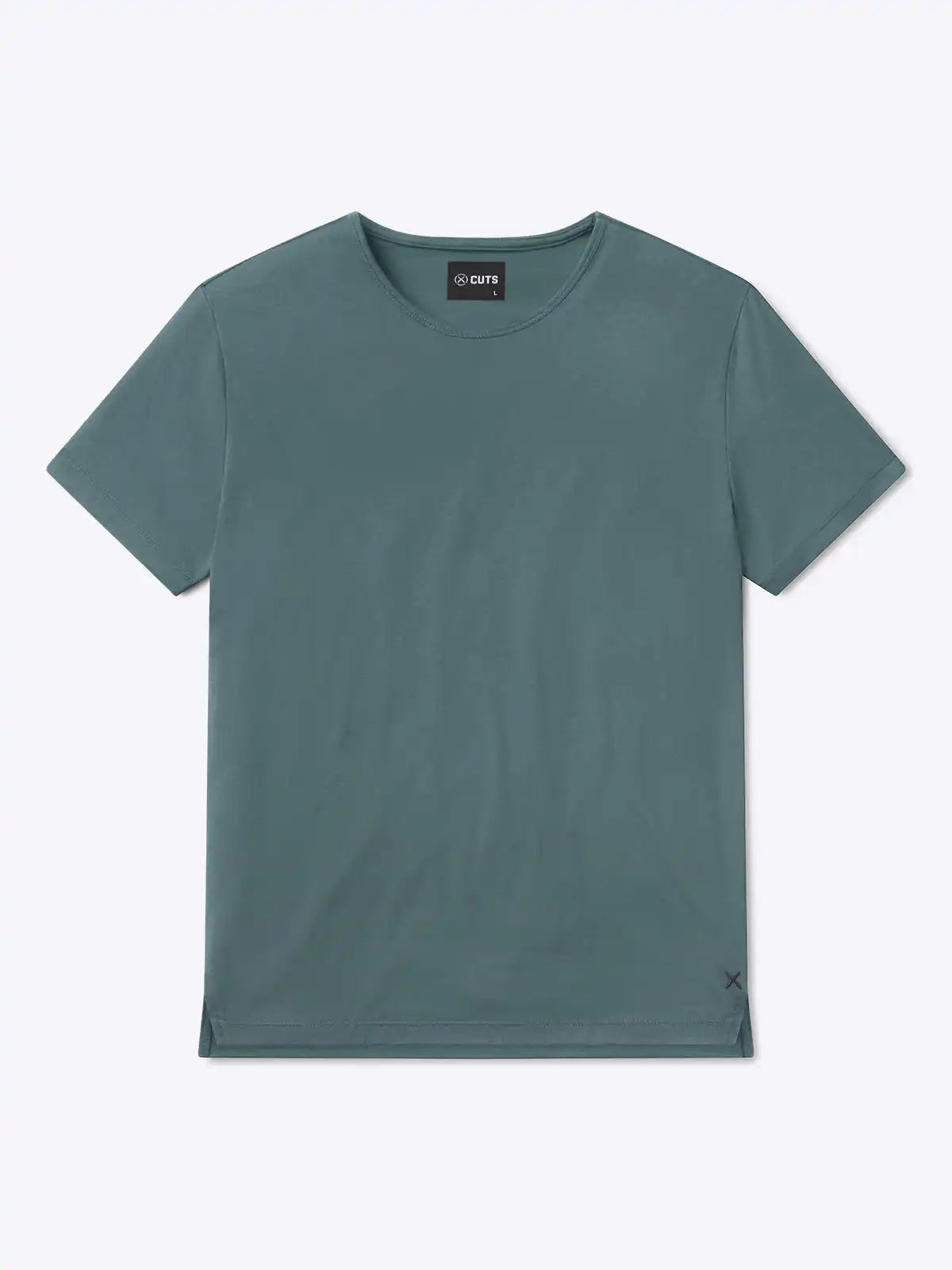 AO Split-Hem Tee | Black Signature-fit PYCA Pro®