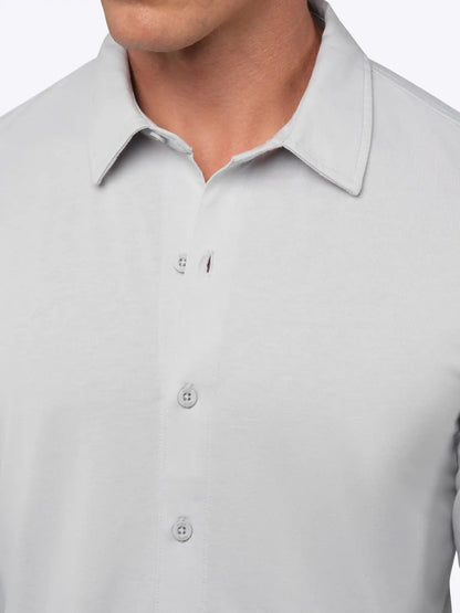 AO Long Sleeve Button Up | White Signature-Fit PYCA Pro®