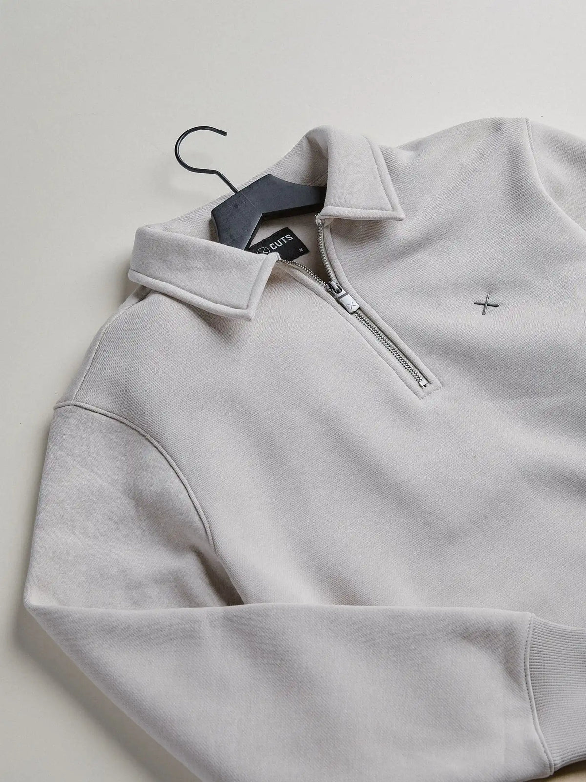 Divine Fleece Oversized Q-Zip | Obsidian