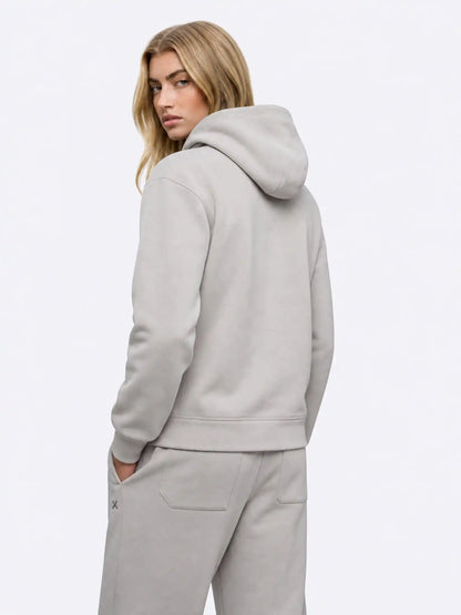 Divine Fleece Oversized Hoodie | Parchment