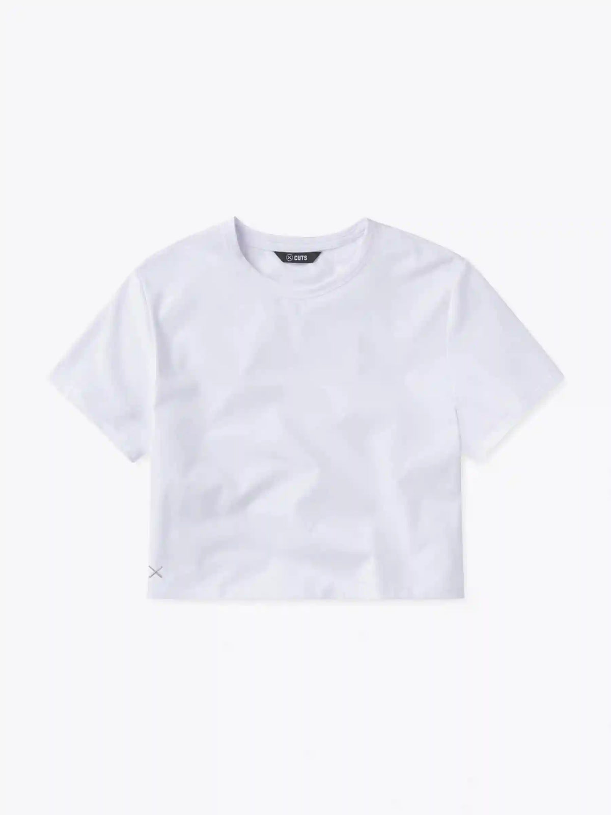 Almost Friday Tee Cropped | White Classic-fit PYCA Pro®