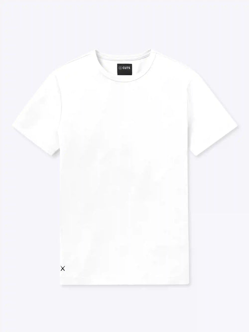 AO Forever Tee | White Classic-Fit PYCA Pro®
