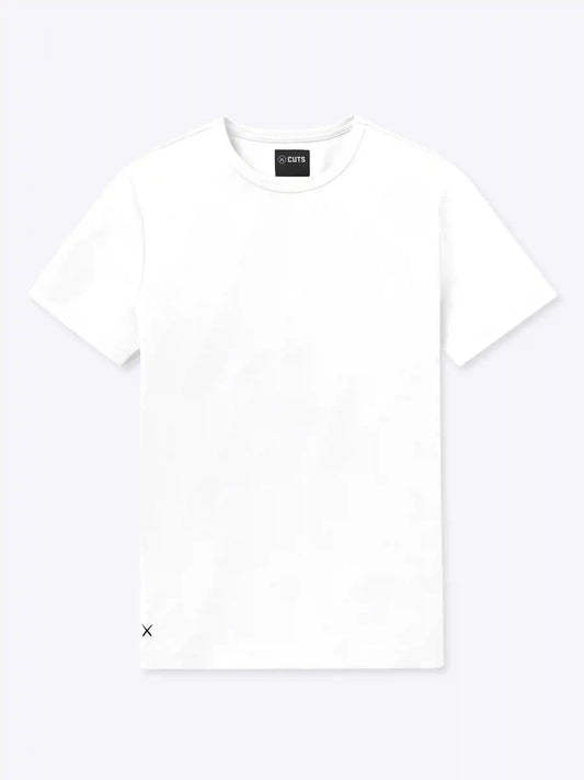 AO Forever Tee | White Classic-Fit PYCA Pro®