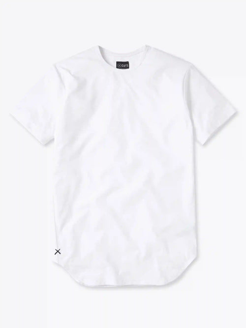 AO Elongated Tee | White Signature-fit PYCA Pro®