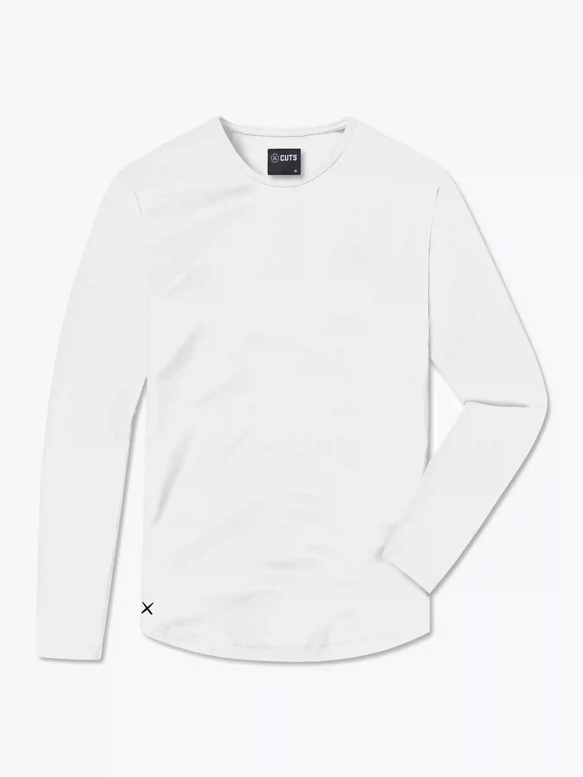 AO Long Sleeve Curve-Hem Tee | Black Signature-fit PYCA Pro®