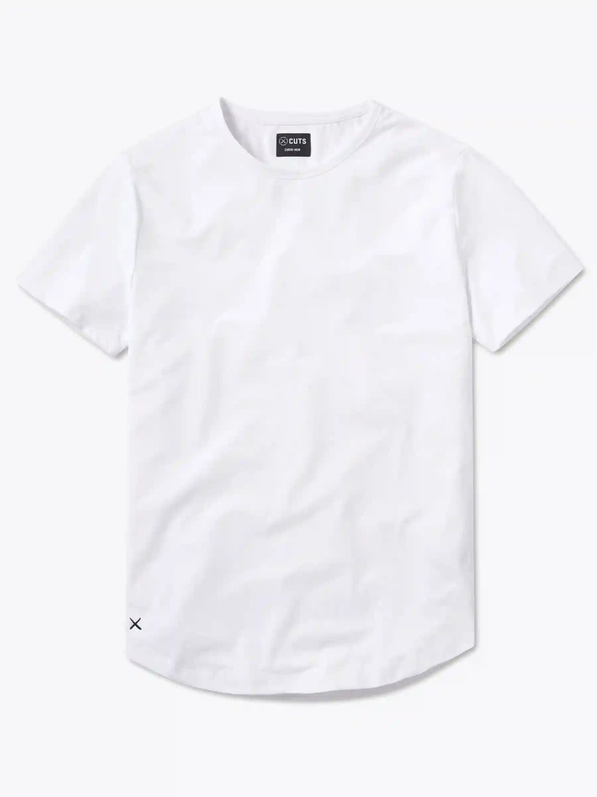 AO Curve-Hem Tee | White Signature-fit PYCA Pro®