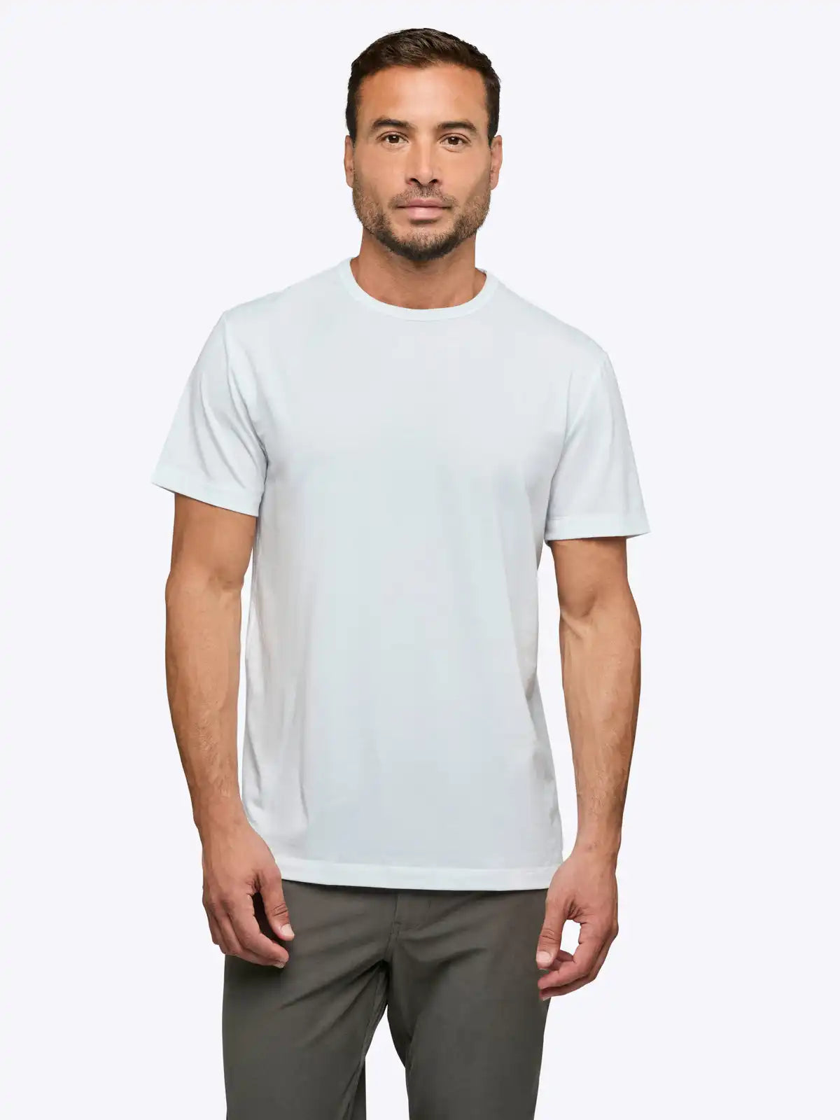 AO Forever Tee | White Classic-Fit PYCA Pro®