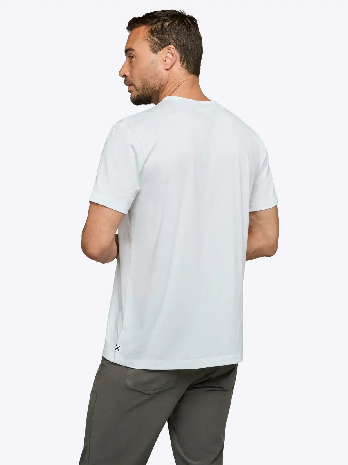 AO Forever Tee | White Classic-Fit PYCA Pro®