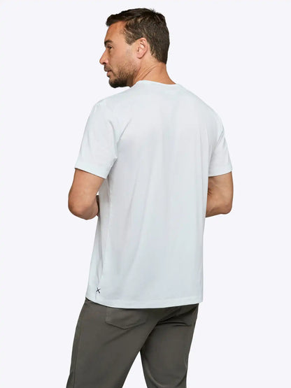 AO Forever Tee | White Classic-Fit PYCA Pro®