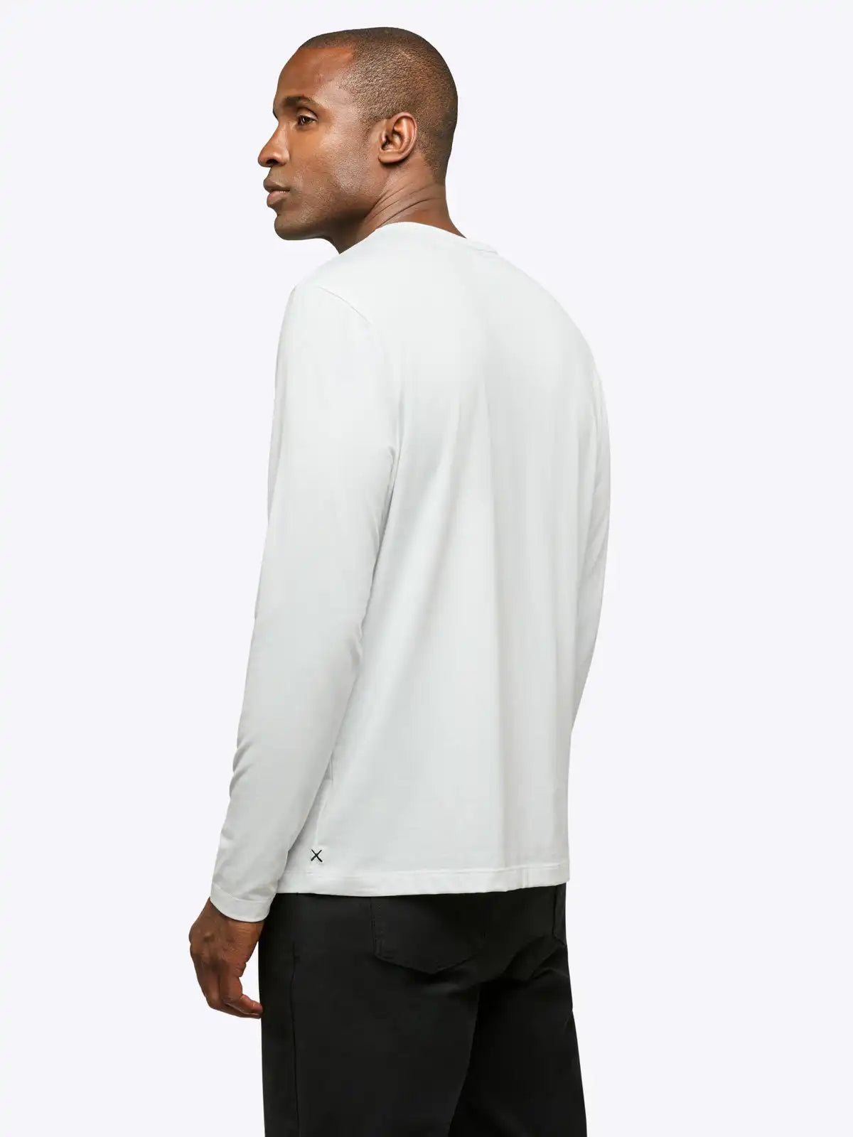 AO Forever Long Sleeve Tee | White Classic-Fit PYCA Pro®