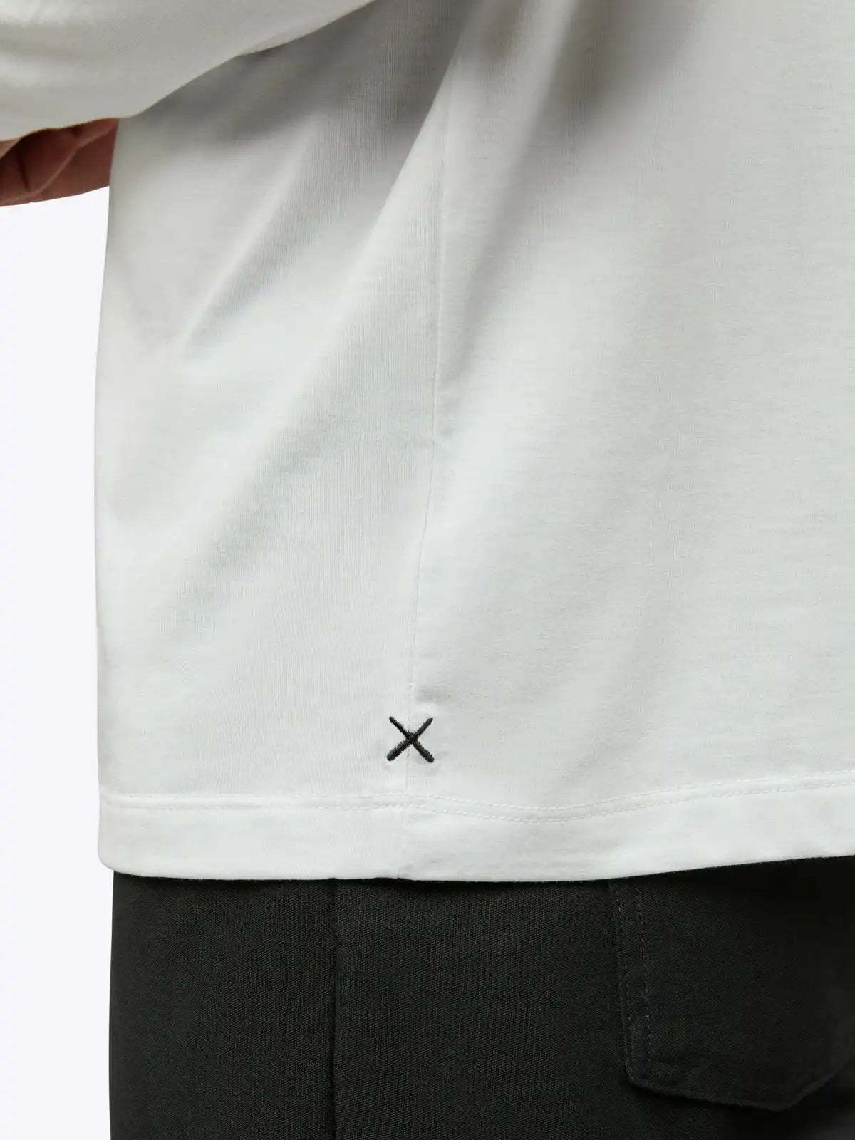 AO Forever Long Sleeve Tee | White Classic-Fit PYCA Pro®