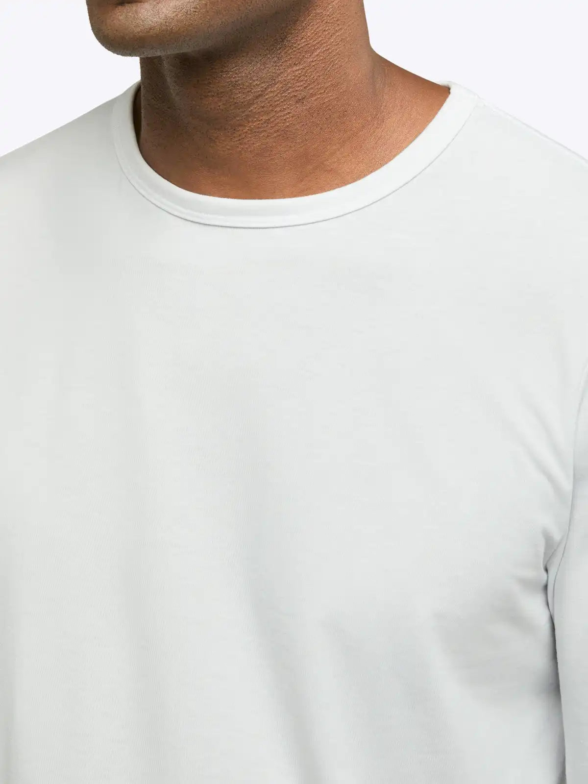 AO Forever Long Sleeve Tee | White Classic-Fit PYCA Pro®