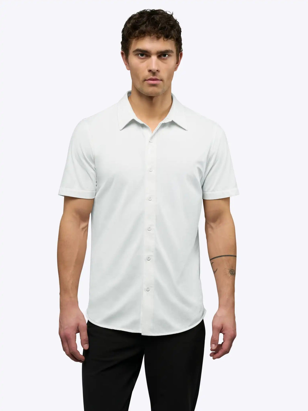 AO Button Up | Black Signature-Fit PYCA Pro®