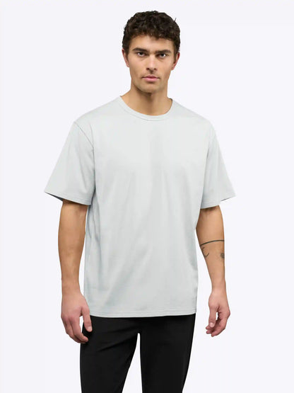 Overtime Oversized Tee | White Relaxed-Fit