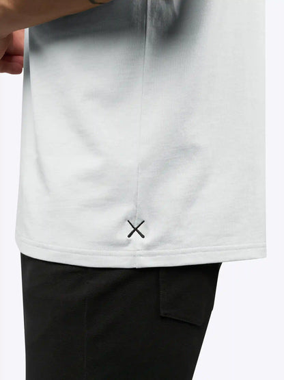 Overtime Oversized Tee | White Relaxed-Fit