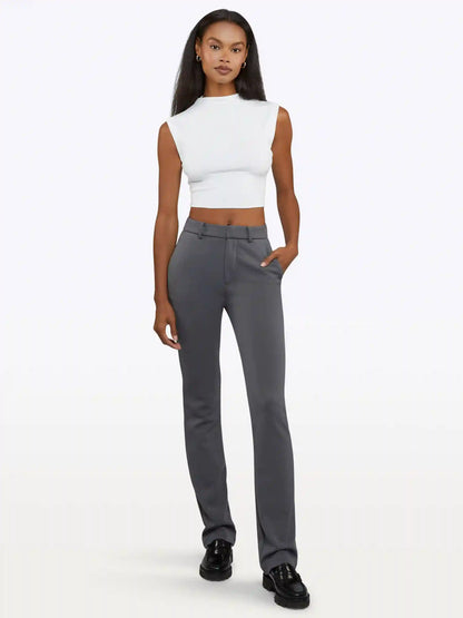 Sleeveless Tomboy Tee | White Tomboy-Cotton™