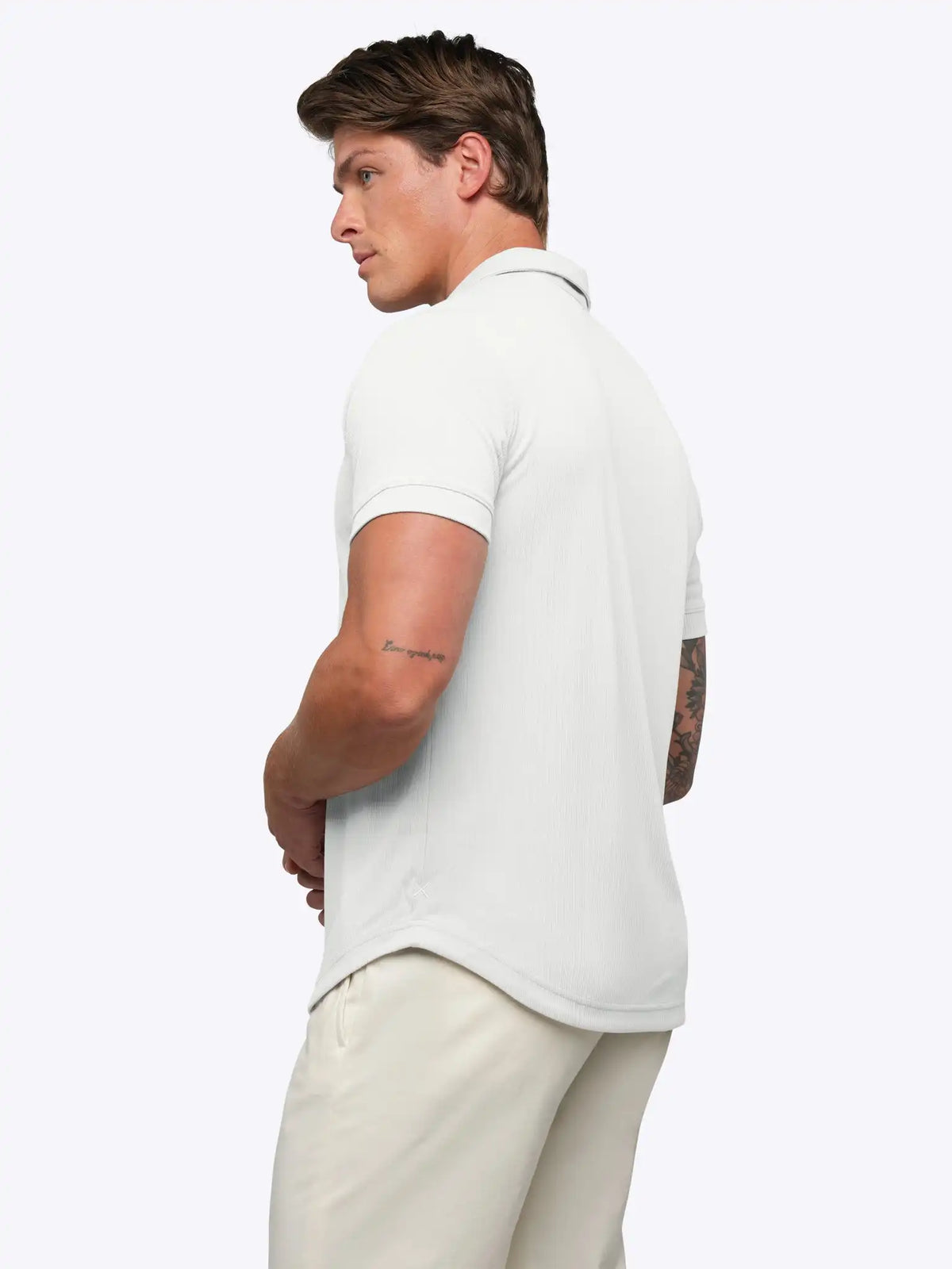 SoHo Ribbed Polo | Pacific Blue Signature-Fit
