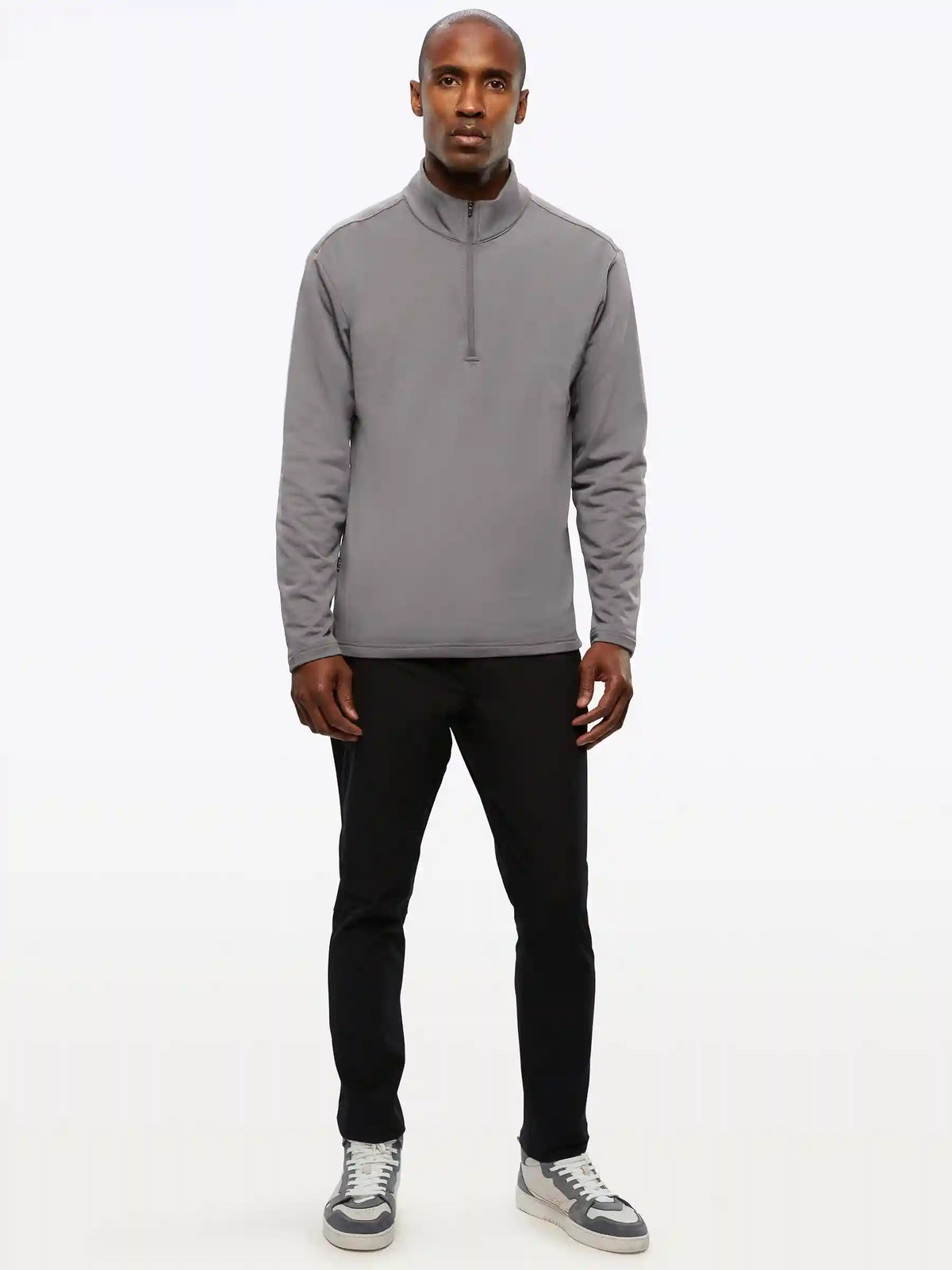 Crossover Fleece Q-Zip | Black Signature-Fit