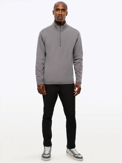 Crossover Fleece Q-Zip | Black Signature-Fit